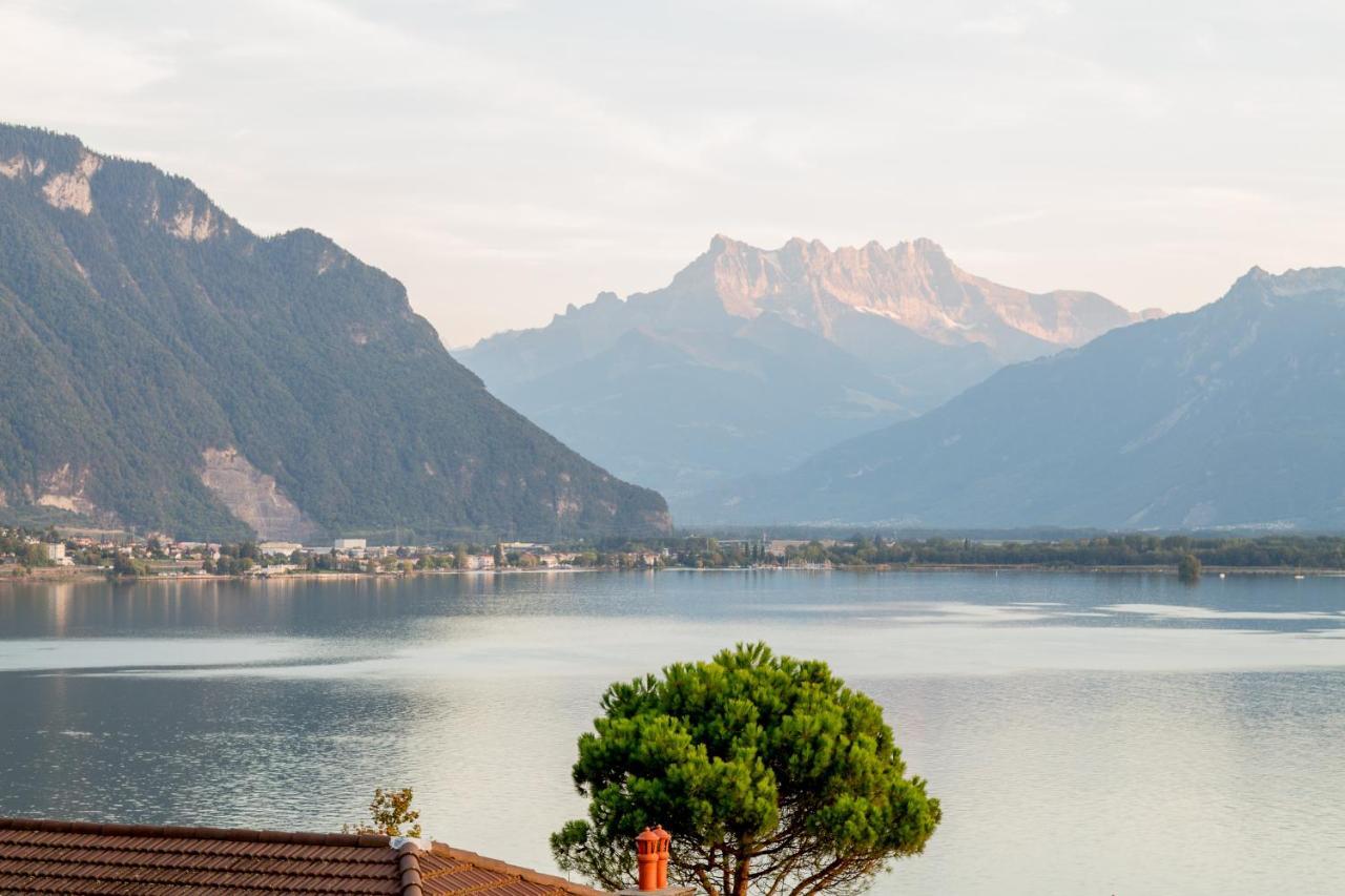 Apartamento Les Amandiers Montreux Exterior foto